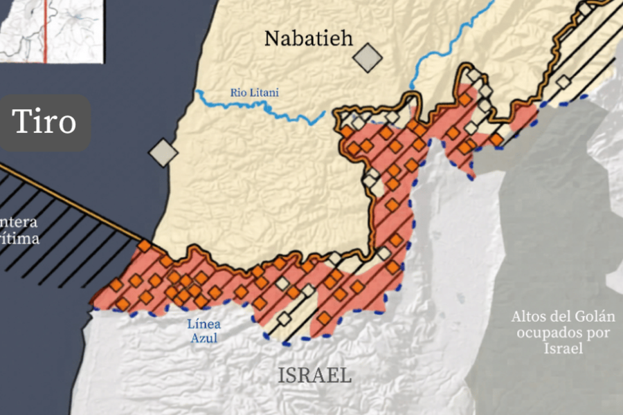 Israel reclama una "zona de seguridad" sobre el 5,8% del territorio libanés ocupado ilegalmente